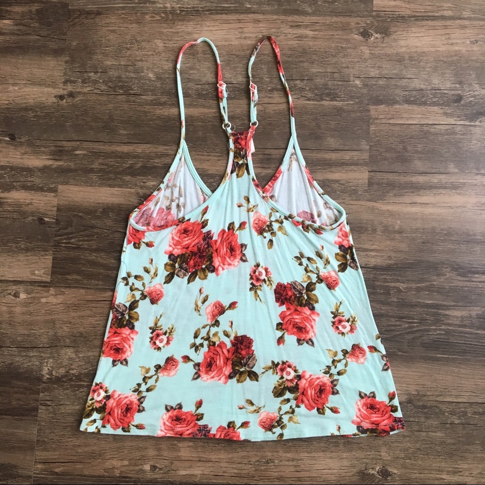 Tilly’s / Full Tilt Mint + Rose Tank - Picture 3 of 4